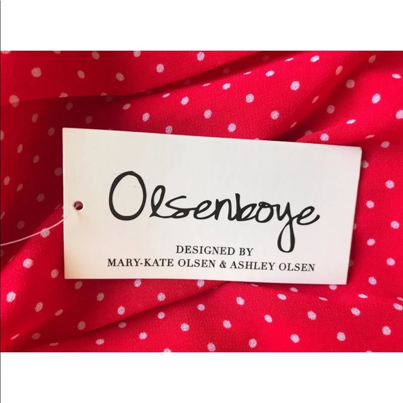 Olsenboye polka dot hi low skirt - Picture 6 of 7